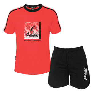 Completo Homewear Uomo Manica Corta AUSTRALIAN Cotone