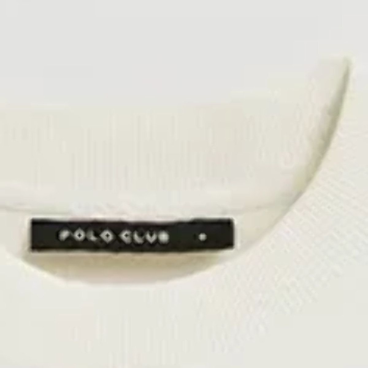 Maglietta bianca dal fit ampio con ricamo Polo Club