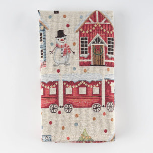 Lot de 2 Serviettes jacquard 33761B 45x45 cm