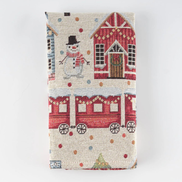 Lot de 2 Serviettes jacquard 33761B 45x45 cm