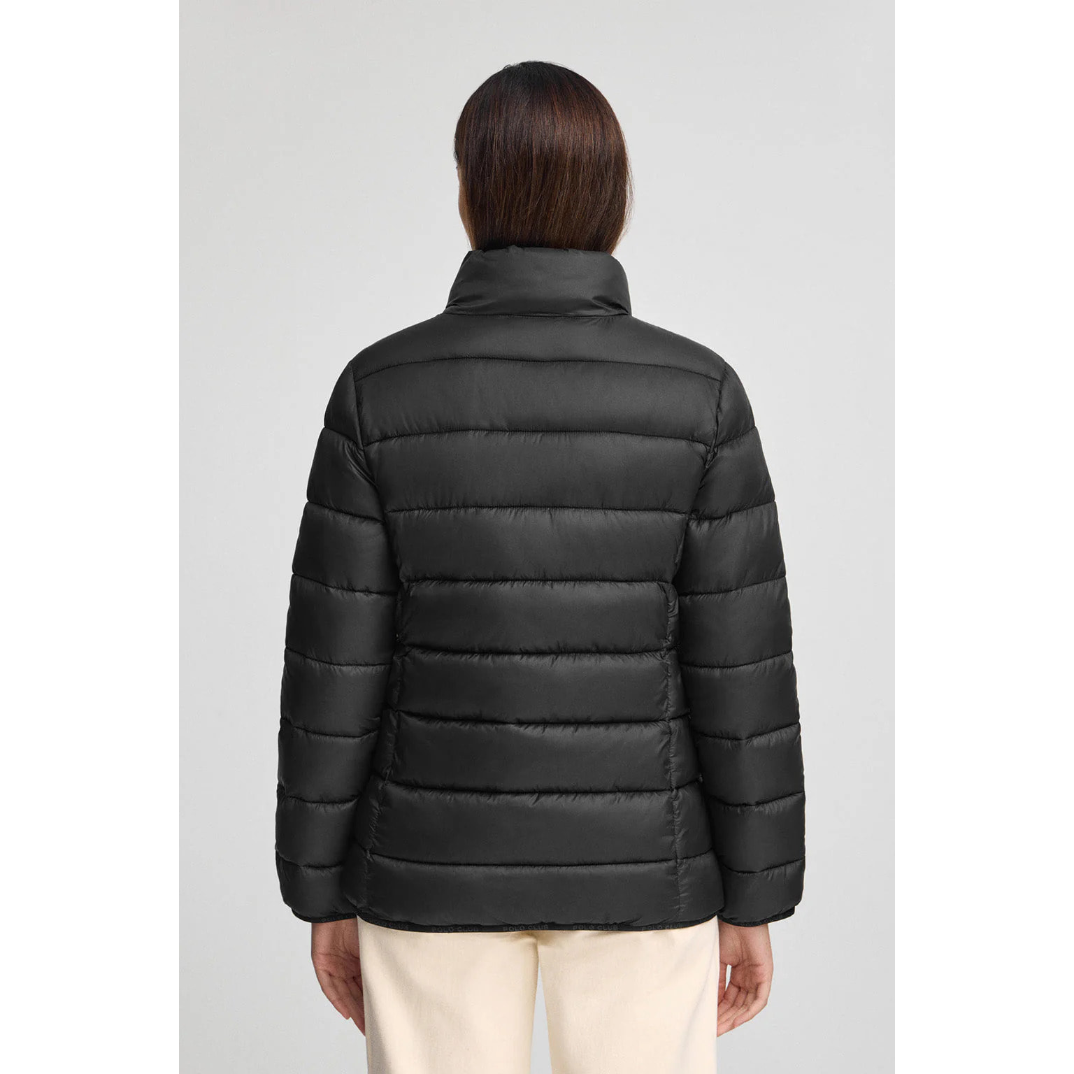 Chaqueta Salma Embroidery negro con logo Rigby Go