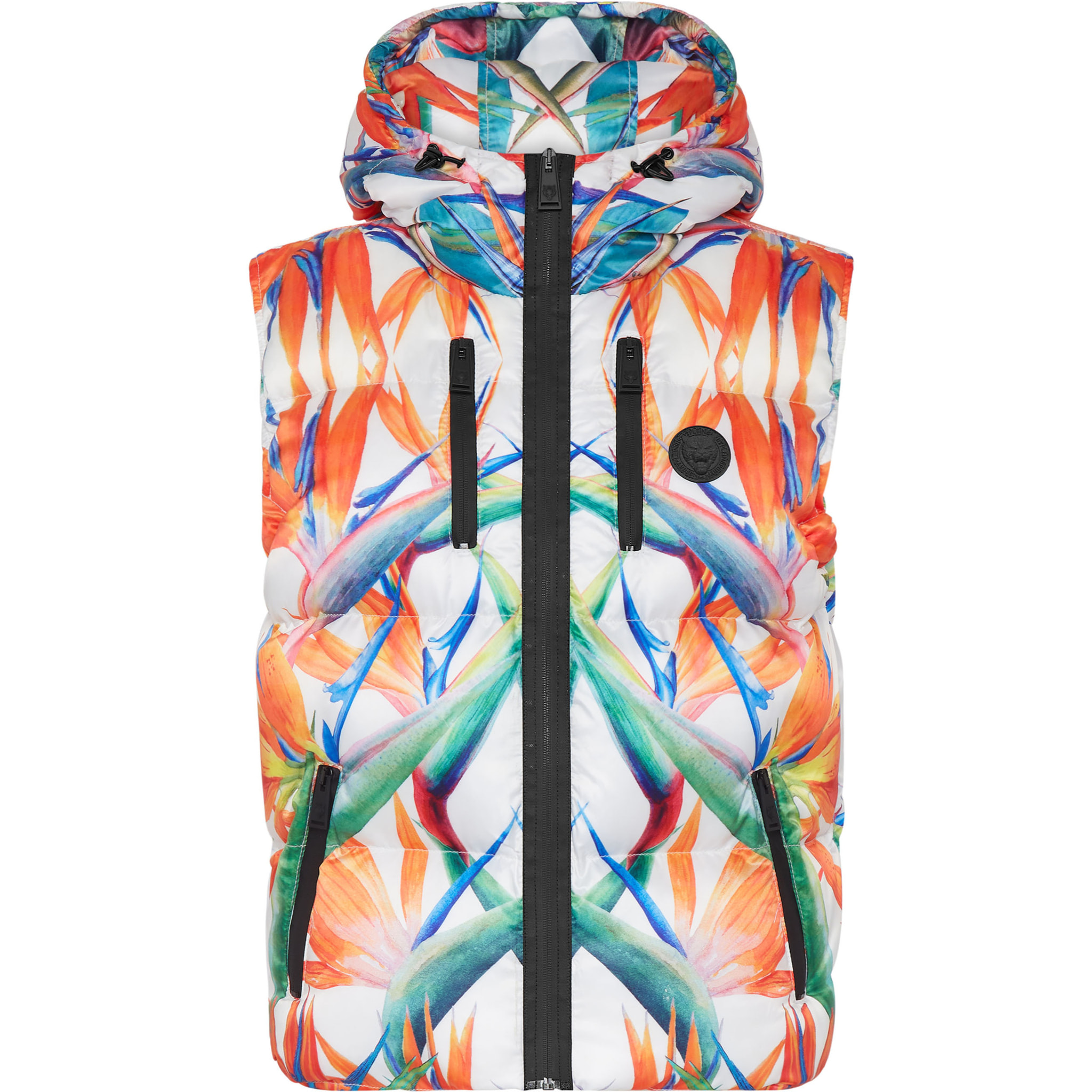 PLEIN SPORT Gilet lungo FLOWERS
