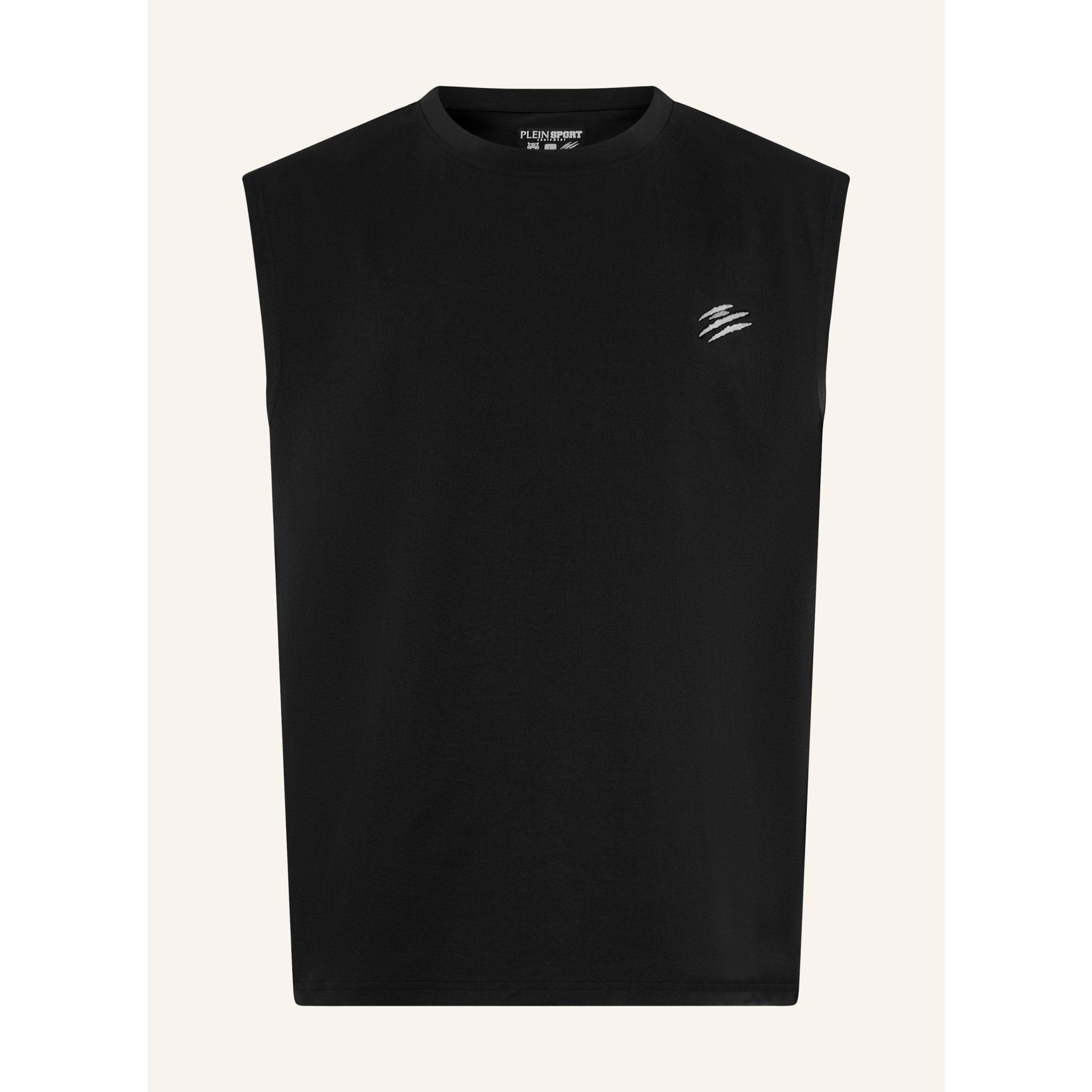 PLEIN SPORT Tank Top Chrome Scratch