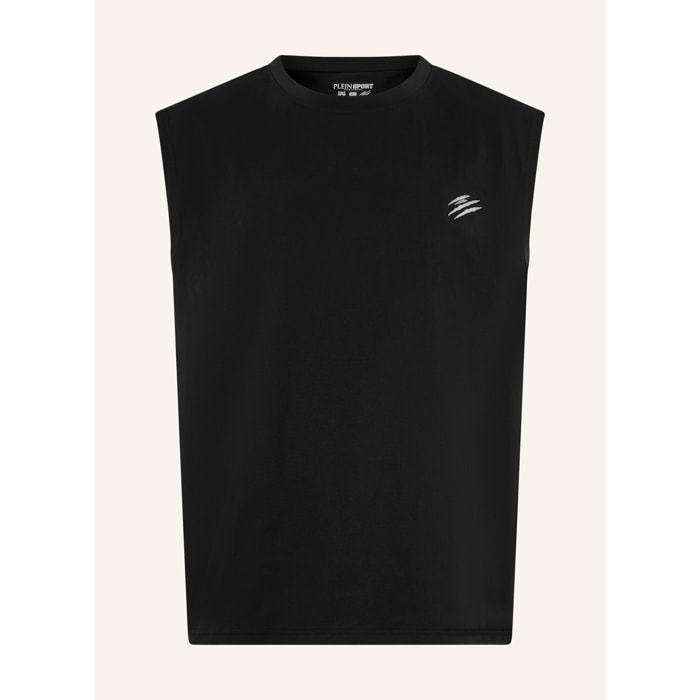 PLEIN SPORT Tank Top Chrome Scratch