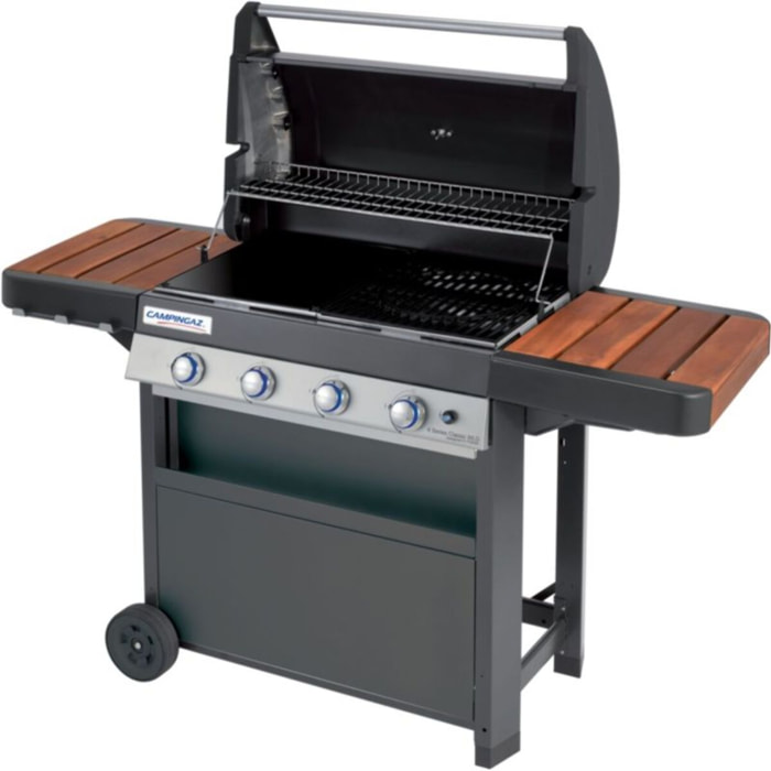 Barbecue gaz CAMPINGAZ 4 Series WLD, 4 brûleurs, sur chariot, surface de cuisson 78 x 45 cm