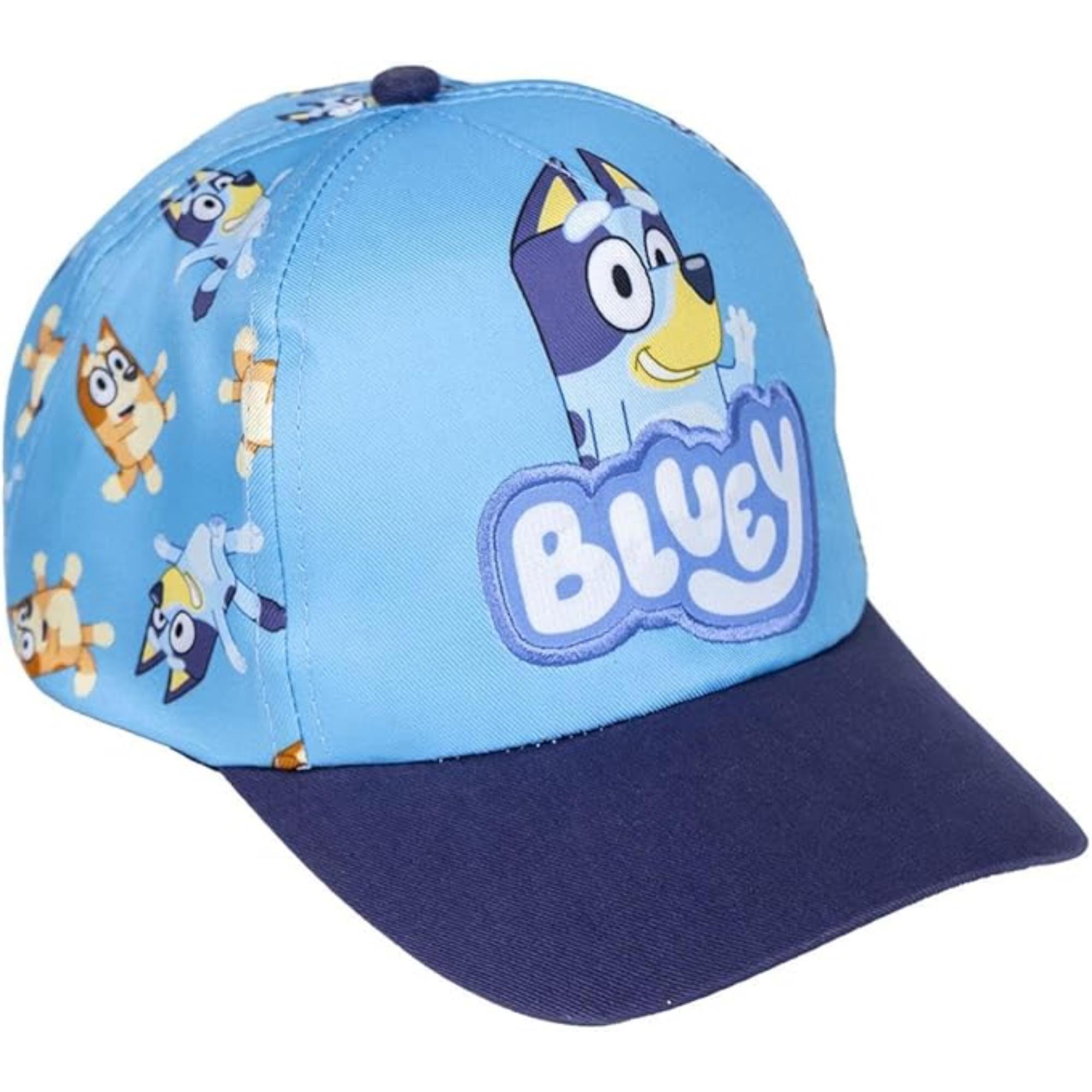 Gorra infantil con visera de bluey, azul