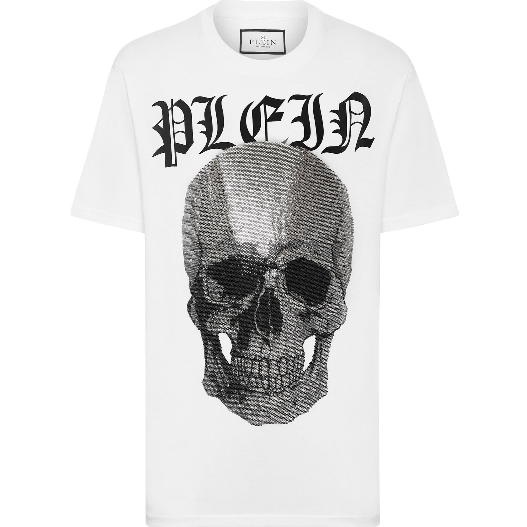 PHILIPP PLEIN T-Shirt Round Neck SKULL