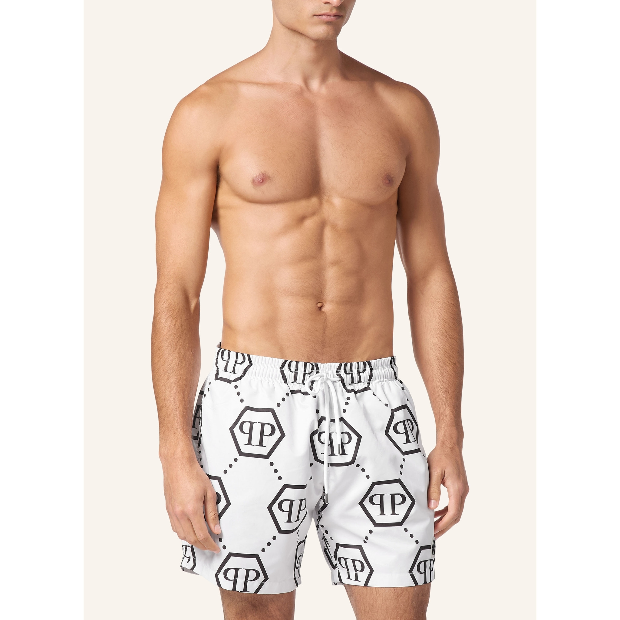 PHILIPP PLEIN Swim Trunks MONOGRAM