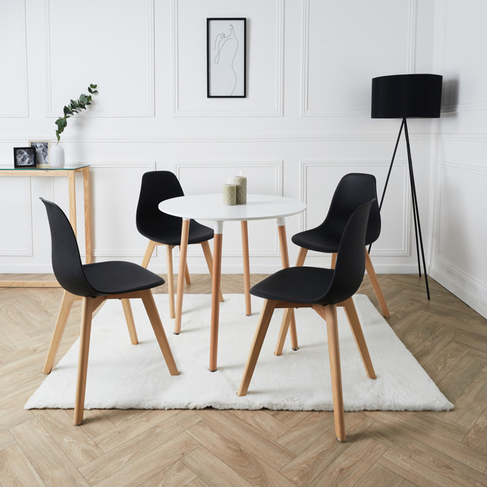 Table Blanche Ronde