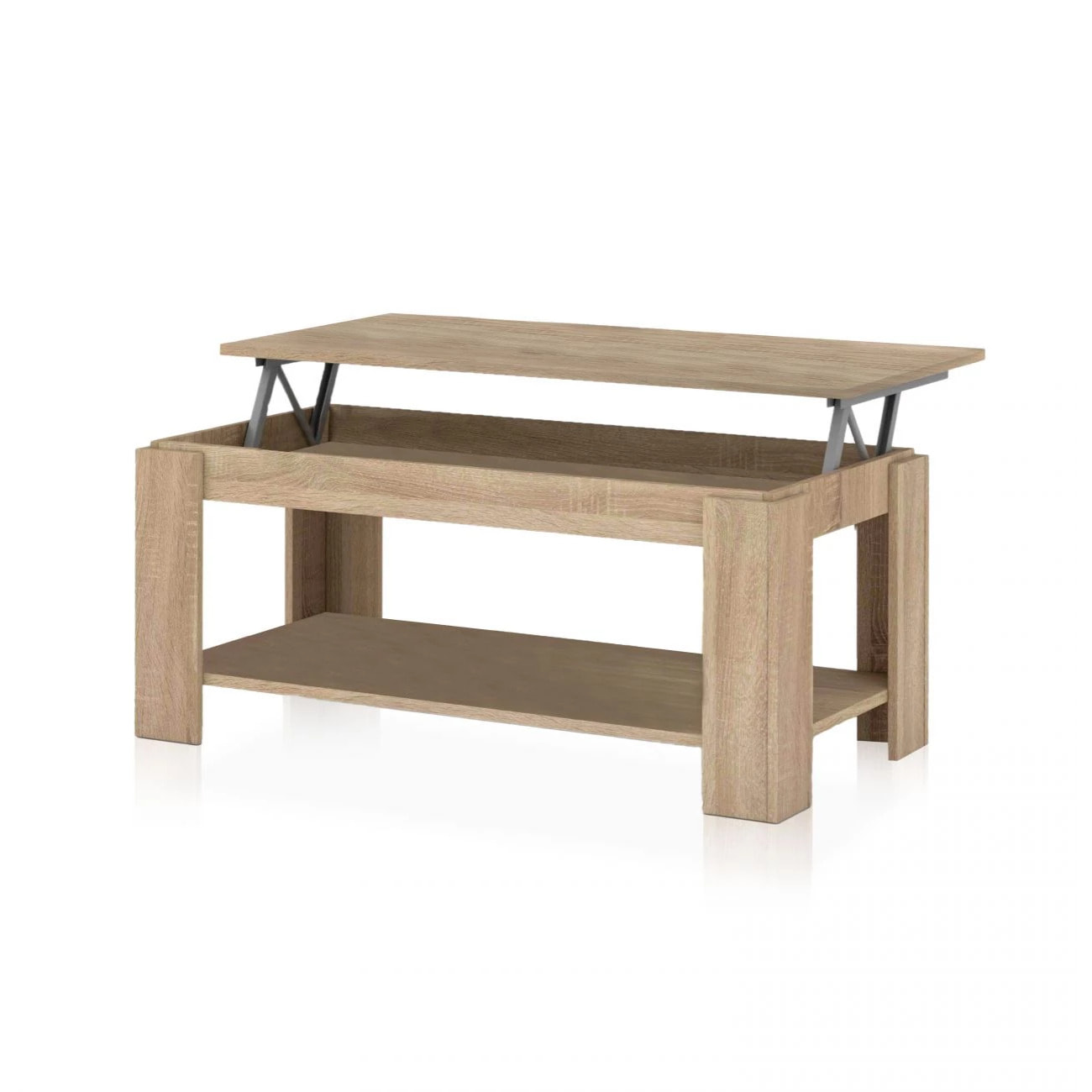 Mesa de centro elevable Lya Roble Canadian