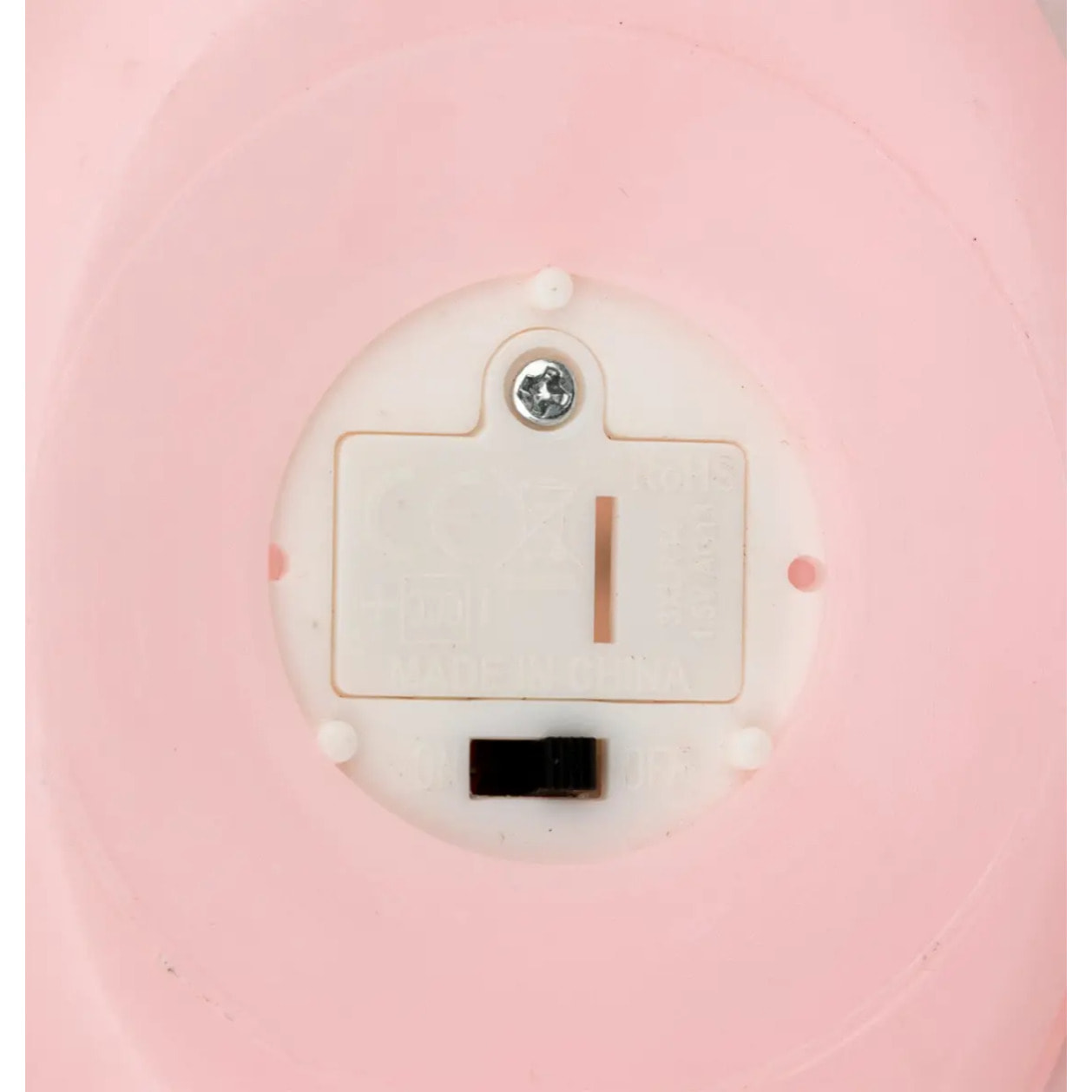 Veilleuse enfant à pile flamant rose "Amel" rose H14,5cm