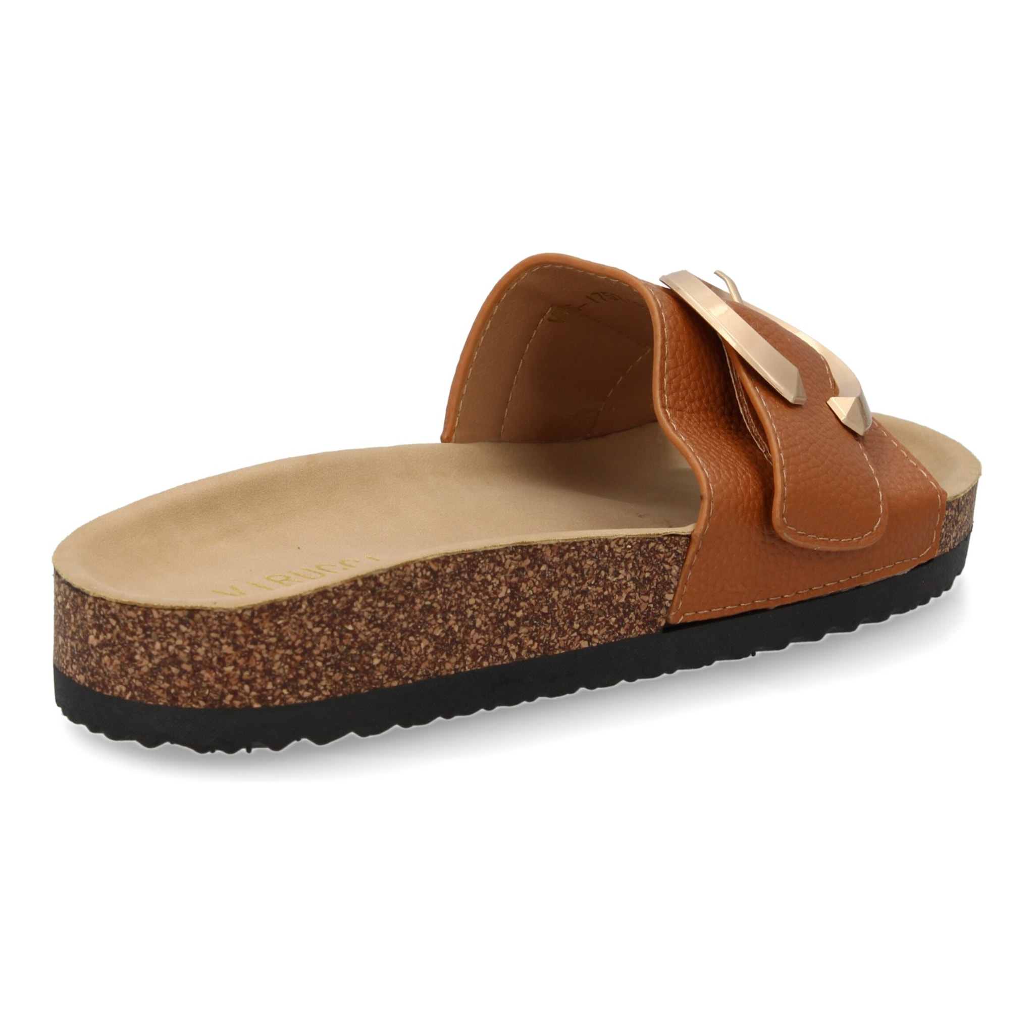 Sandalia plana de mujer, comoda y elegante, diseño moderno con material bio