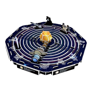 Puzzle 3D Solar system 45 piezas. 20,3x20,3x4,4 cm.