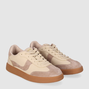 Deportivos - Beig - Tacón: Bajo