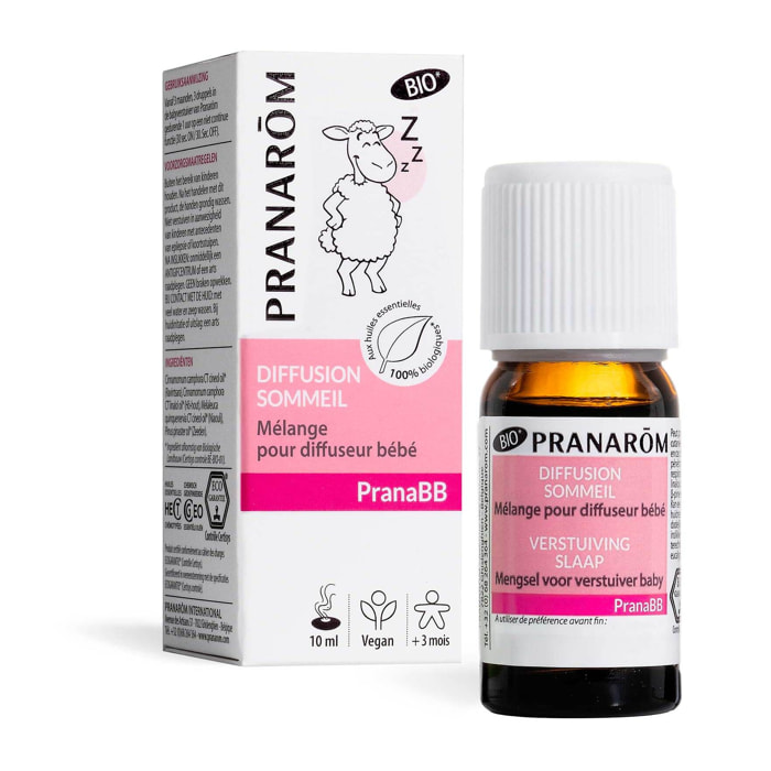 Pranarom - Diffusion sommeil pour bébé - Bio - 10 ml