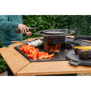 Cocotte barbecue BARBECOOK en fonte émaillée 3L BC-WOO-6008