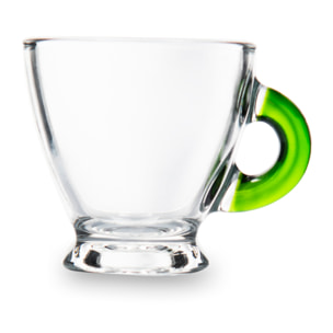 Set 6 Tazzine Caffè Excelsa – Limpido, Vetro Trasparente