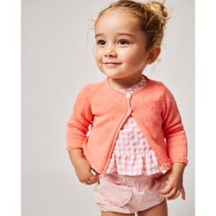 RANITA ROSA CON BOLSILLO CORAZÓN