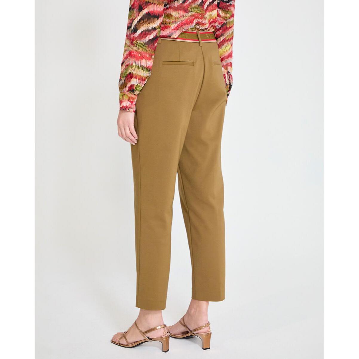 Pantaloni con nastro logo