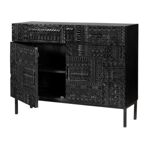 Cómoda de Madera de Mango 100 Cm Estilo Étnico