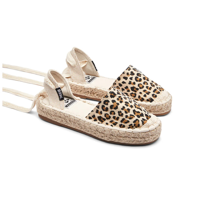 Alpargatas Niña Básicas Leopardo