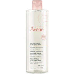 Les Essentiels - Eau Micellaire Démaquillante - Visage et Yeux - Peaux Sensibles, 400 ml