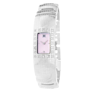 Reloj Laura Biagiotti LB0004-ROSA Mujer Analogico Cuarzo con Correa de Acero