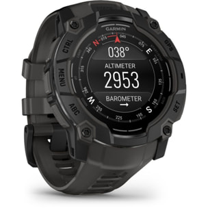 Montre sport GARMIN Instinct3 Amoled 50mm Noir Bracelet gris