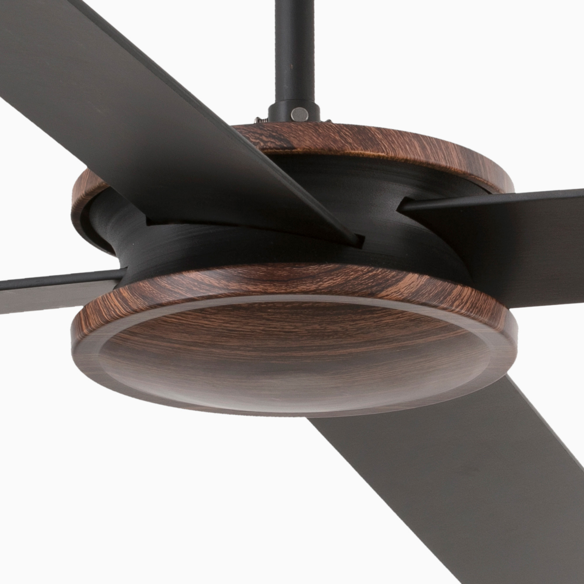 POLEA L Ventilador de techo marrón/nogal