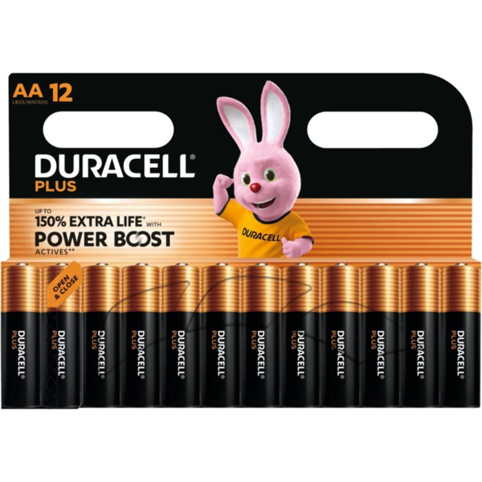 Pile DURACELL LR06 AA x12 POWERBOOST PLUS