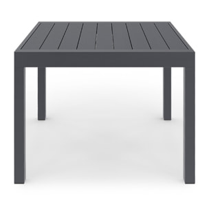 Ensemble repas extensible 8 places polywood gris