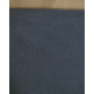 Tête de lit tapissée en bleu en différentes tailles