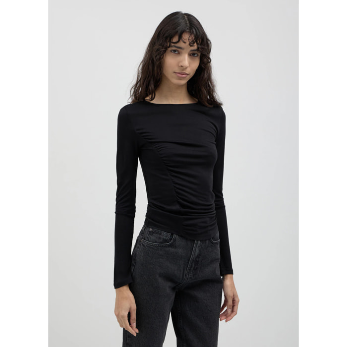 T-shirt tessuto elasticizzato