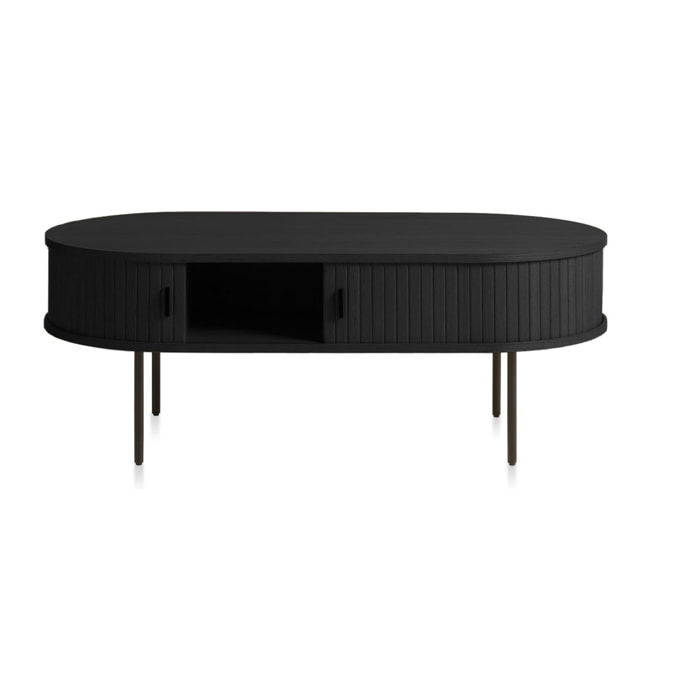 Table basse bois nois alba 120x60cm