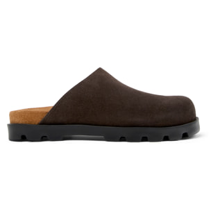 Mules - CAMPER Brutus Sandal - Gris - Piel de ante