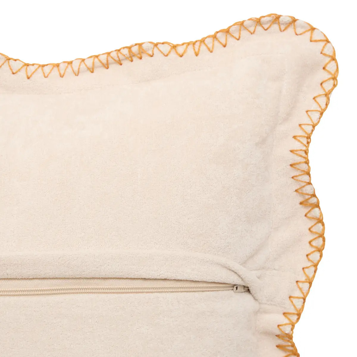 Coussin Automne carré 40x40cm blanc