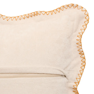 Coussin Automne carré 40x40cm blanc