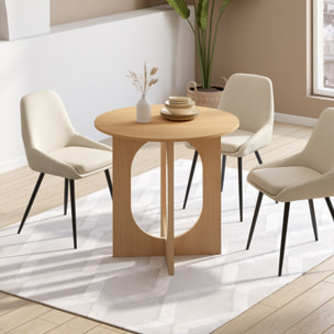 Table à manger ronde Mathis Ø80cm