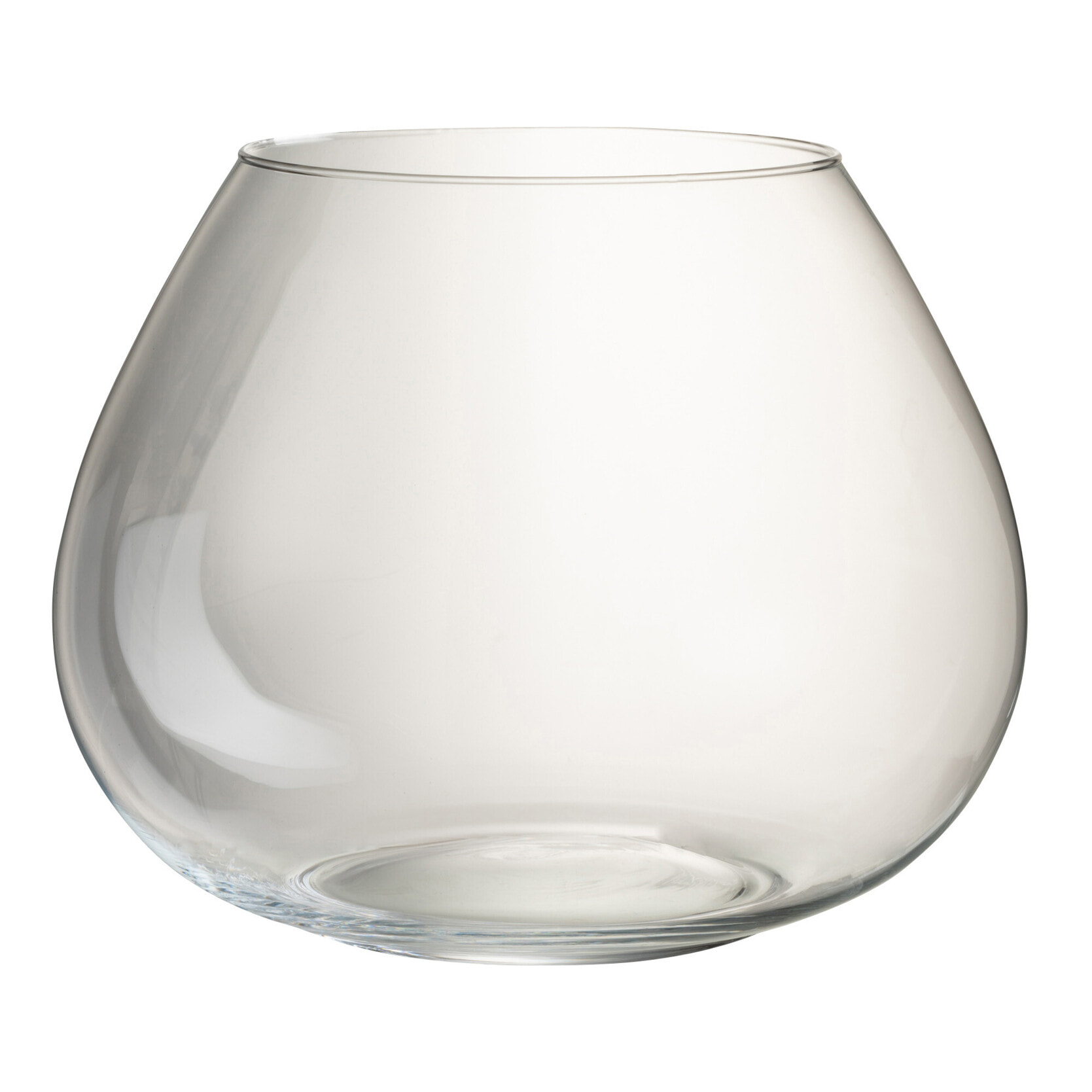 J-Line Vase Fie Verre Transparent Large