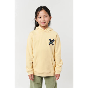 SUDADERA CON CAPUCHA KIDS CLASSIC AMARILLO CLARO