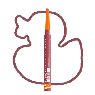 NYX Professional Makeup Duck Plump Plumping Lip Liner, crayon à lèvres, jusqu'à 10h de tenue, fini mat, Pinkjection
