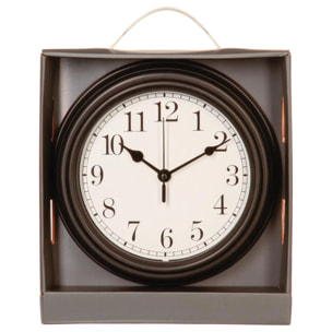 Horloge "Evan" à moulures D22cm