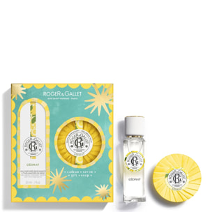 Cédrat - Coffret Eau Parfumée Bienfaisante 30ml + Savon 100g