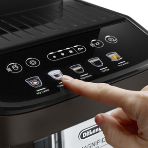 Expresso Broyeur DELONGHI Magnifica Evo ECAM293.61.BW My Latte marron