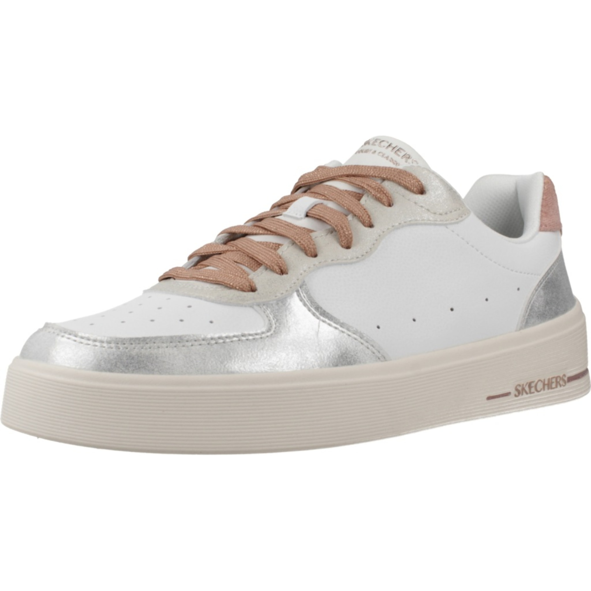 Sneakers de  Mujer de la marca SKECHERS  modelo HILAND - SOFT METALS White