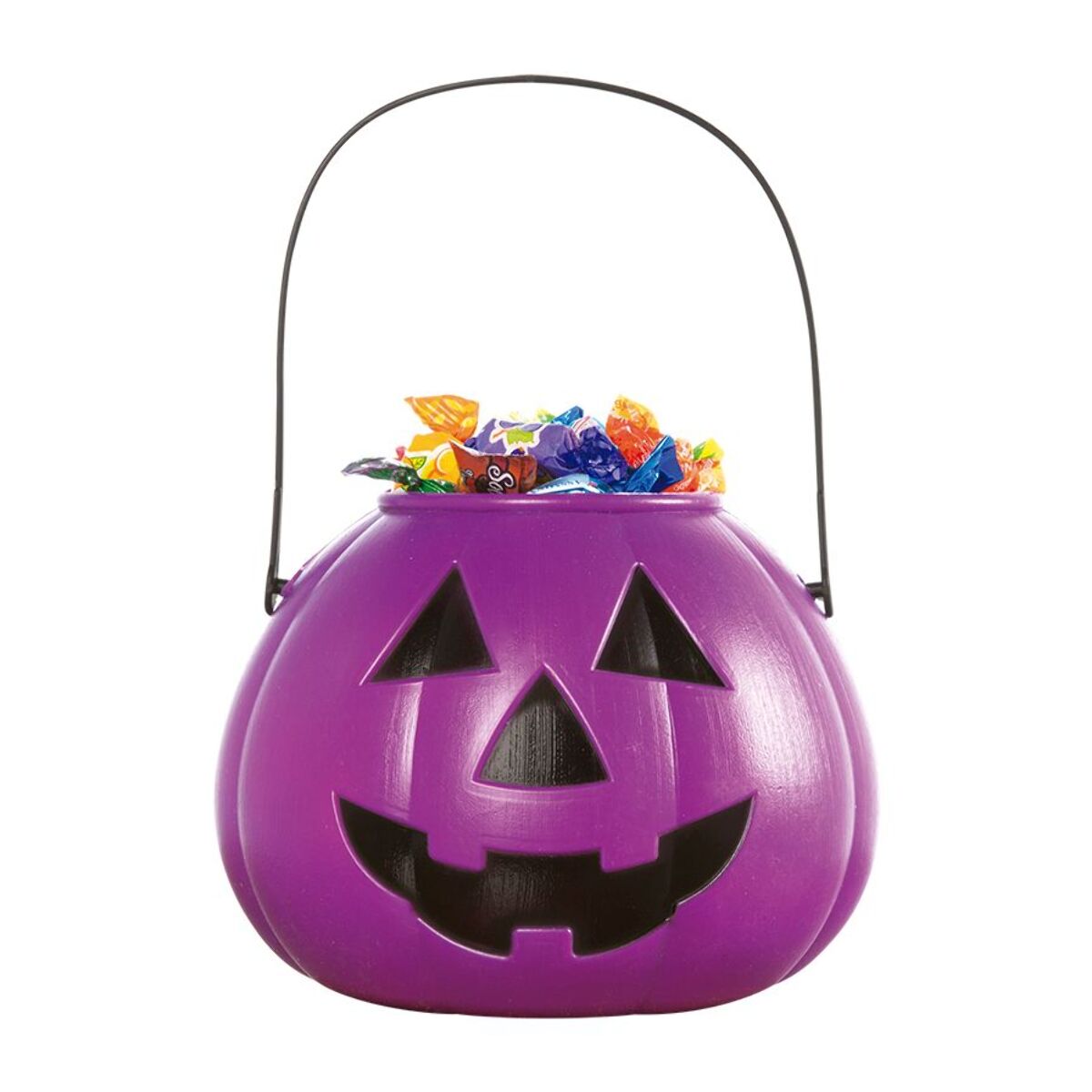 CALABAZA PORTACARAMELOS LILA