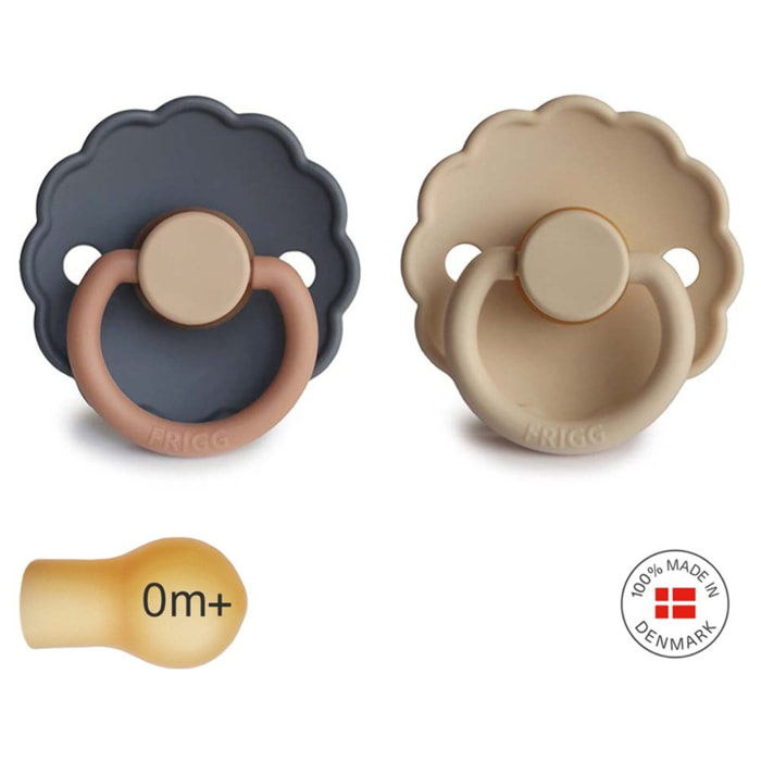 Frigg Pack 2 Chupetes Block Latex Daisy