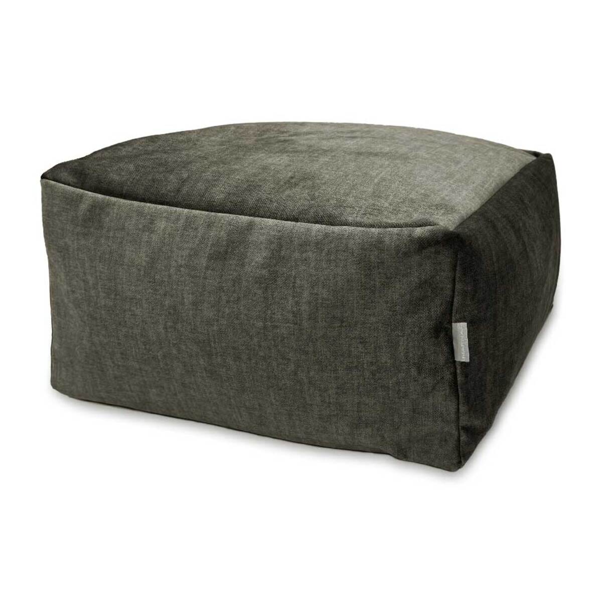Puff desenfundable ATLANTIS gris oscuro 50x50x25 cm