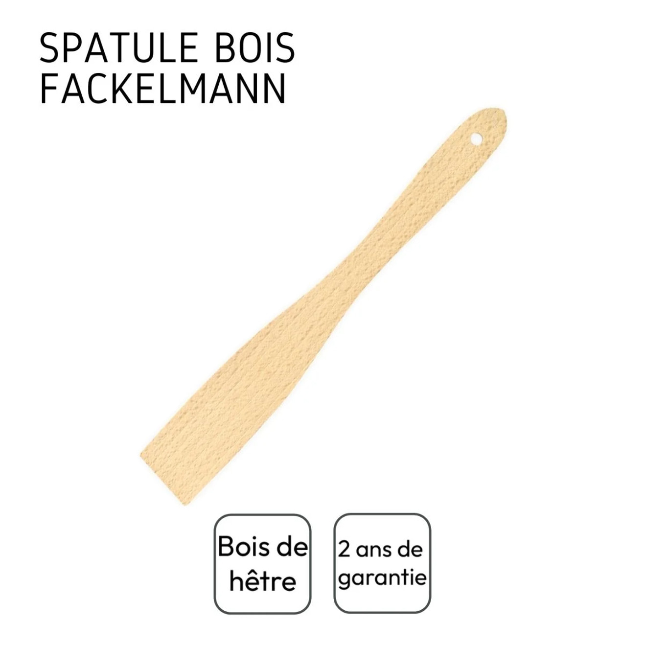 Ensemble de 2 Spatules de cuisine 30 cm Fackelmann Wood Edition