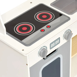Jeu en bois cuisine et accessoires Oren 57x80cm blanc